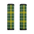 Green And Yellow Stewart Tartan Print Handle Covers