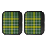 Green And Yellow Stewart Tartan Print Handle Covers