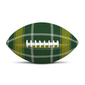 Green And Yellow Stewart Tartan Print Rugby Ball