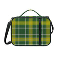 Green And Yellow Stewart Tartan Print Shoulder Strap Bible Bag