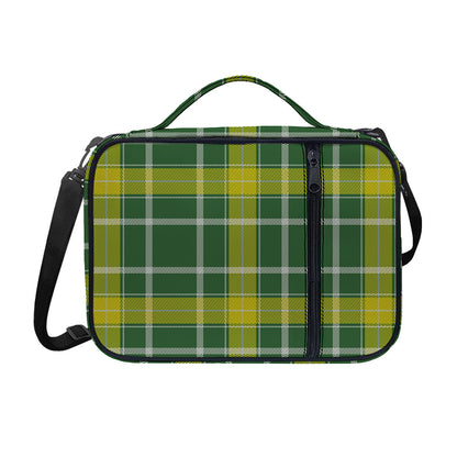 Green And Yellow Stewart Tartan Print Shoulder Strap Bible Bag