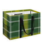 Green And Yellow Stewart Tartan Print Utility Tote Bag
