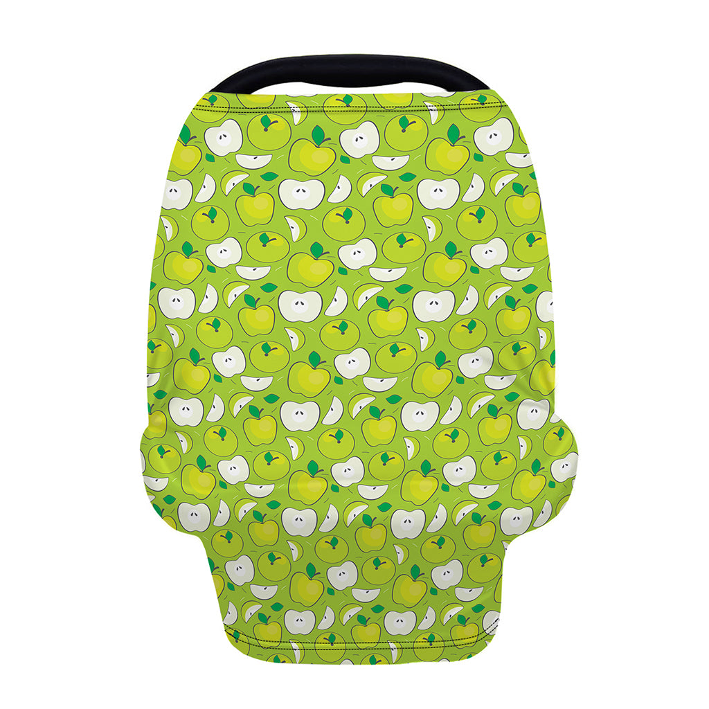 Green Apple Fruit Pattern Print Baby Seat Cover
