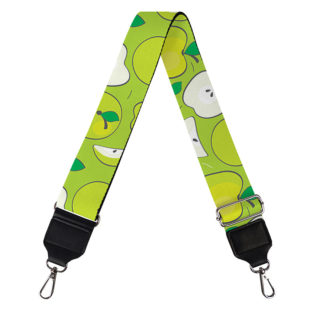 Green Apple Fruit Pattern Print Bag Strap