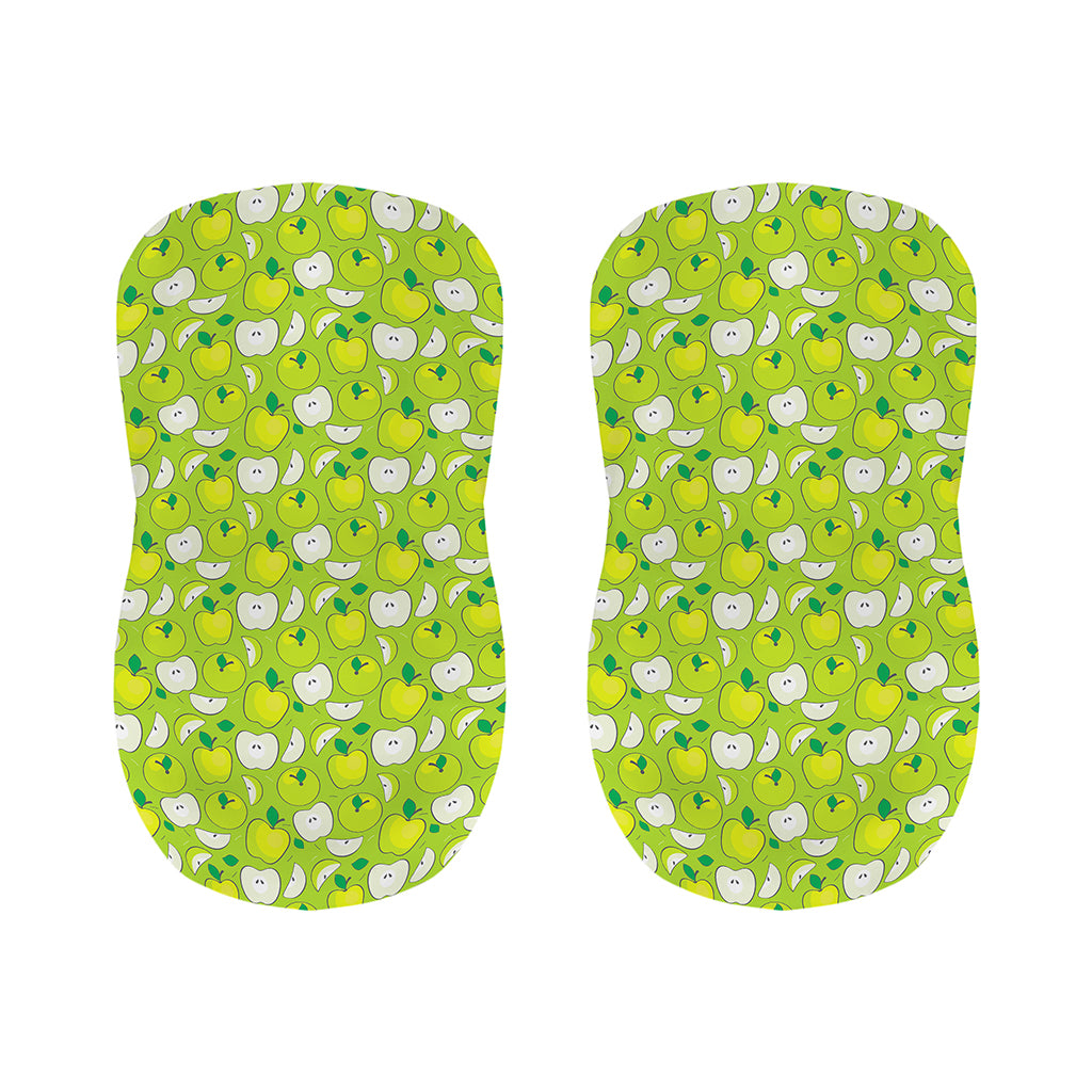 Green Apple Fruit Pattern Print Bar Stool Covers
