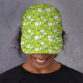 Green Apple Fruit Pattern Print Baseball Cap