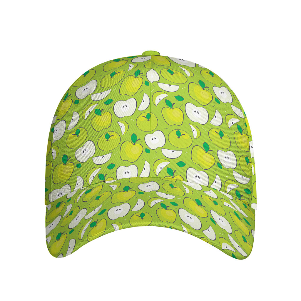 Green Apple Fruit Pattern Print Baseball Cap