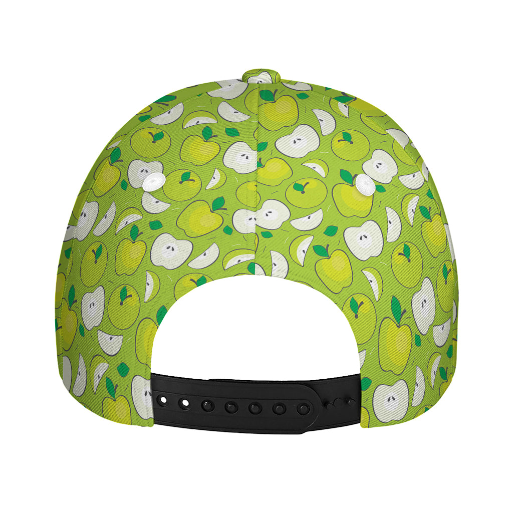 Green Apple Fruit Pattern Print Baseball Cap