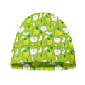 Green Apple Fruit Pattern Print Beanie