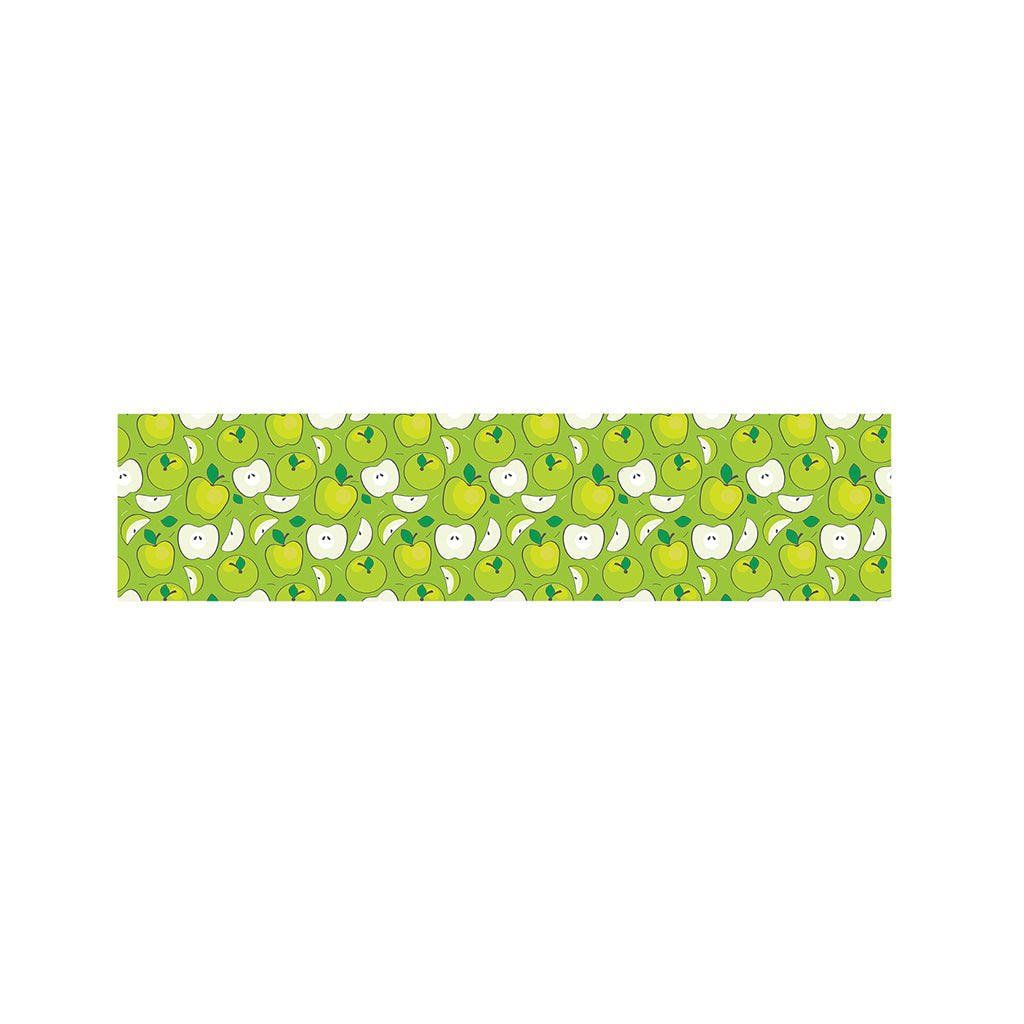 Green Apple Fruit Pattern Print Bed Runner