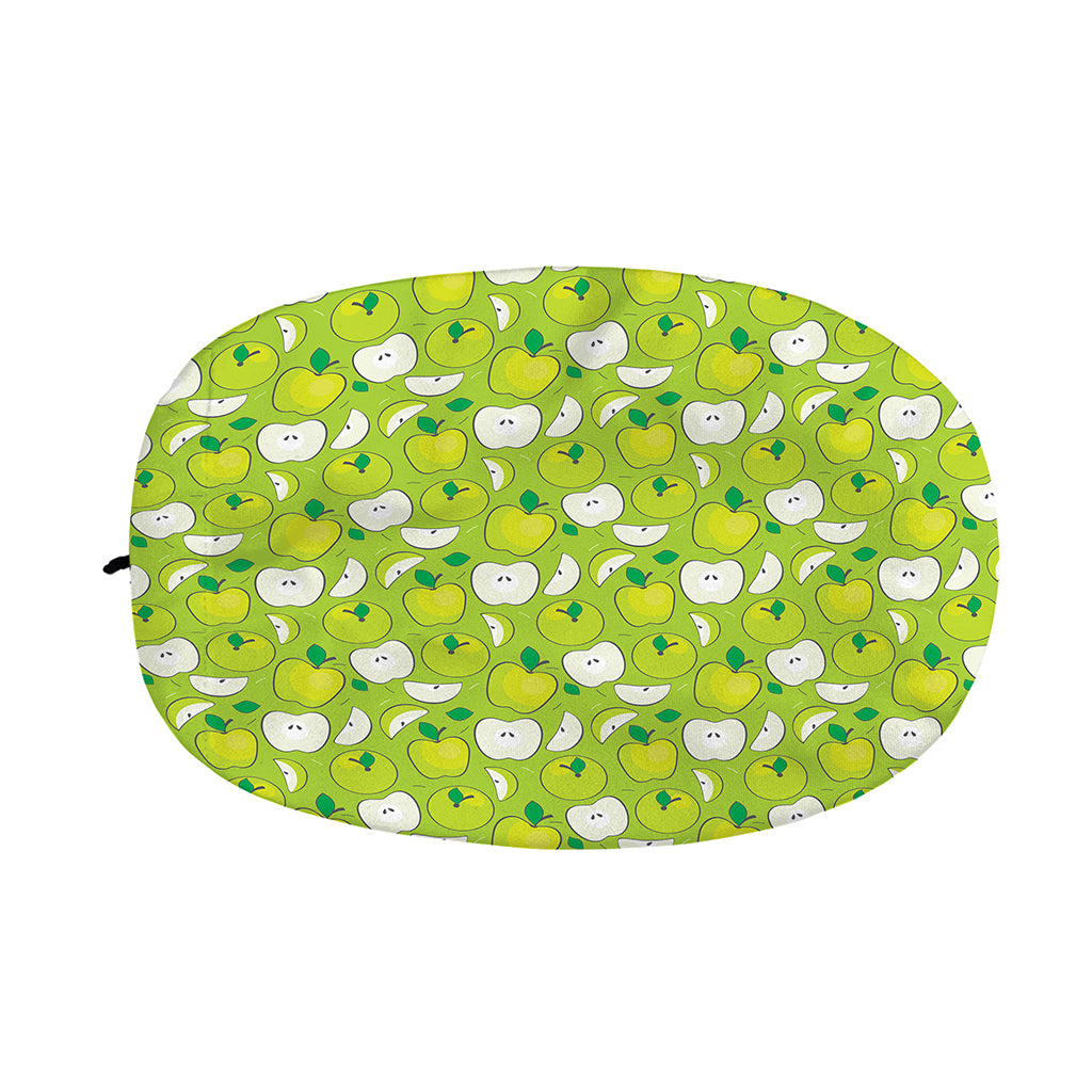 Green Apple Fruit Pattern Print Car Side Mirror Covers