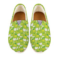 Green Apple Fruit Pattern Print Casual Shoes