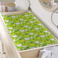 Green Apple Fruit Pattern Print Changing Pad Cover