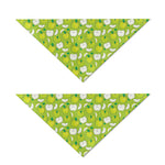 Green Apple Fruit Pattern Print Dog Bandana