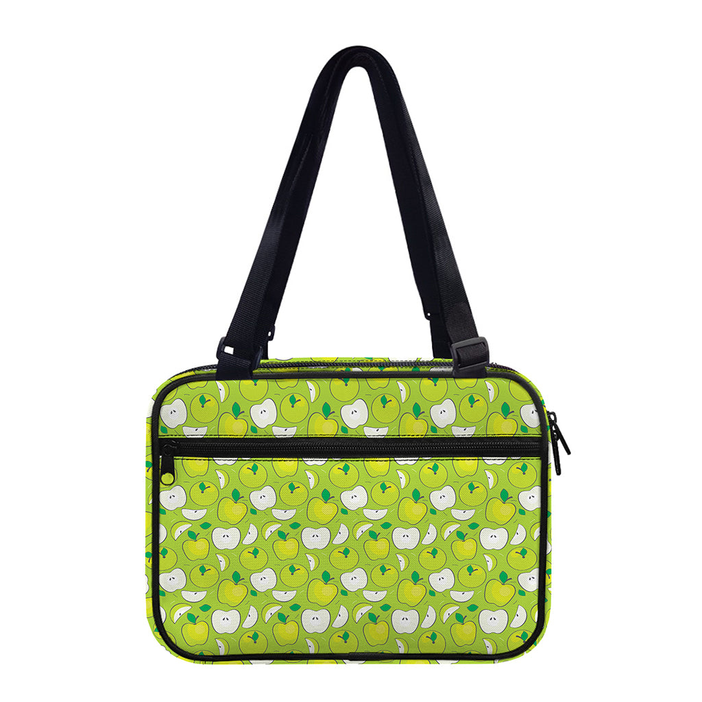 Green Apple Fruit Pattern Print Double Strap Bible Bag