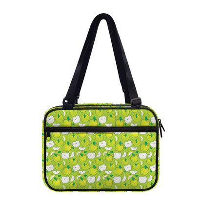 Green Apple Fruit Pattern Print Double Strap Bible Bag