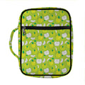 Green Apple Fruit Pattern Print Front Pocket Bible Bag