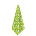 Green Apple Fruit Pattern Print Hand Towel