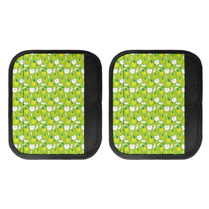 Green Apple Fruit Pattern Print Handle Covers