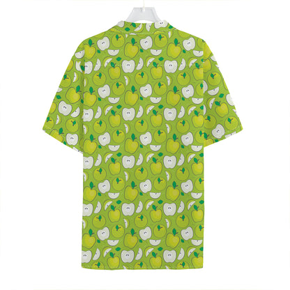 Green Apple Fruit Pattern Print Hawaiian Shirt