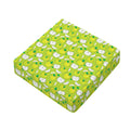 Green Apple Fruit Pattern Print Outdoor Seat Cushion Cover