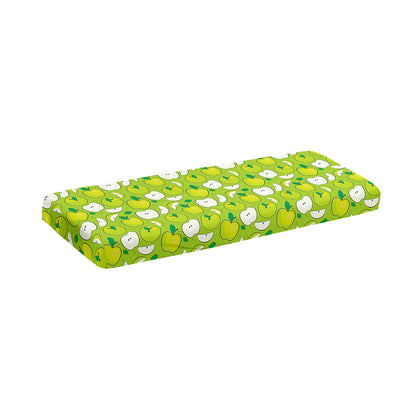 Green Apple Fruit Pattern Print Piano Keyboard Cover
