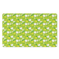 Green Apple Fruit Pattern Print Polyester Doormat