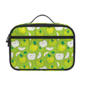 Green Apple Fruit Pattern Print Portable Lunch Bag