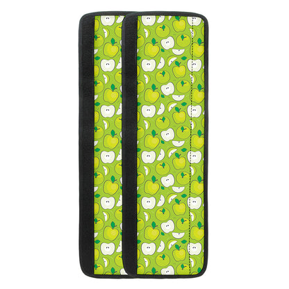 Green Apple Fruit Pattern Print Refrigerator Handle Covers