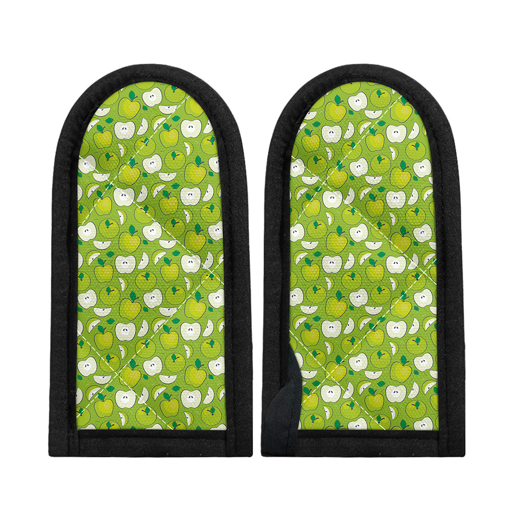 Green Apple Fruit Pattern Print Skillet Handle Cover