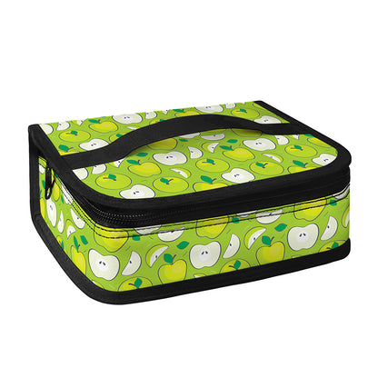 Green Apple Fruit Pattern Print Small Lunch Bag