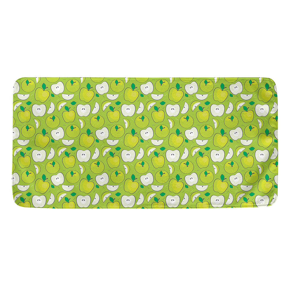 Green Apple Fruit Pattern Print Towel