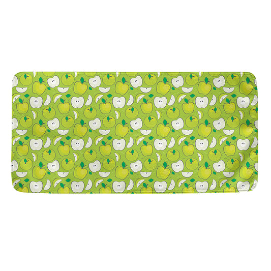 Green Apple Fruit Pattern Print Towel