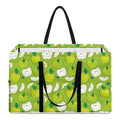 Green Apple Fruit Pattern Print Utility Tote Bag
