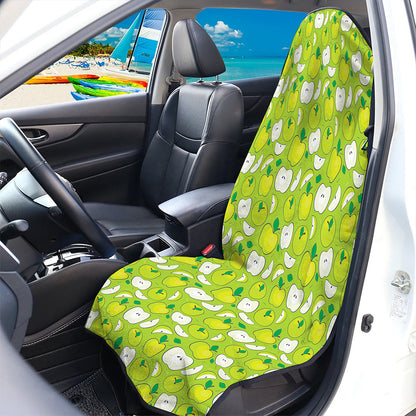 Green Apple Fruit Pattern Print Waterproof Car Seat Cover