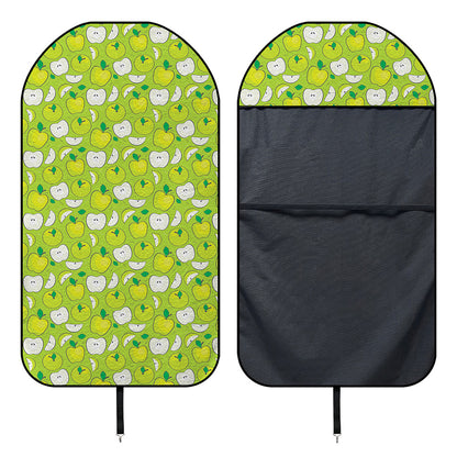 Green Apple Fruit Pattern Print Waterproof Car Seat Cover