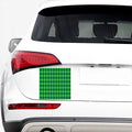 Green Argyle Pattern Print Car Sticker