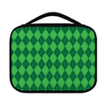 Green Argyle Pattern Print Classic Bible Case