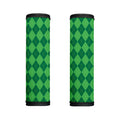 Green Argyle Pattern Print Handle Covers