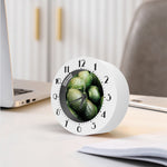 Green Avocado Print Alarm Clock