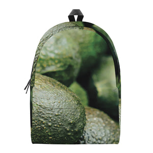 Green Avocado Print Backpack