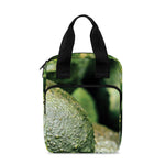 Green Avocado Print Bible Tote Bag