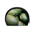 Green Avocado Print Coin Purse