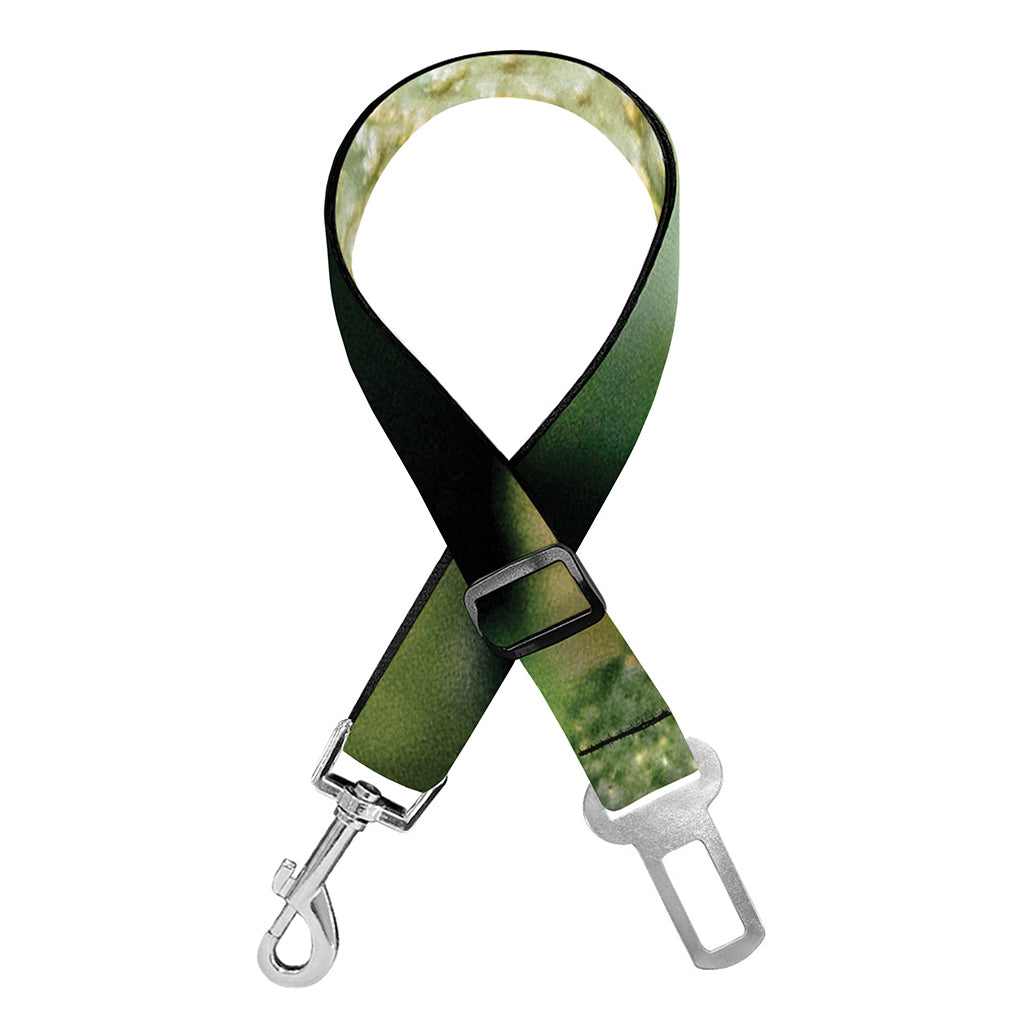 Green Avocado Print Dog Seat Belt