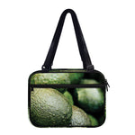 Green Avocado Print Double Strap Bible Bag