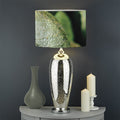Green Avocado Print Drum Lamp Shade