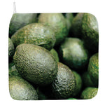 Green Avocado Print Hand Towel