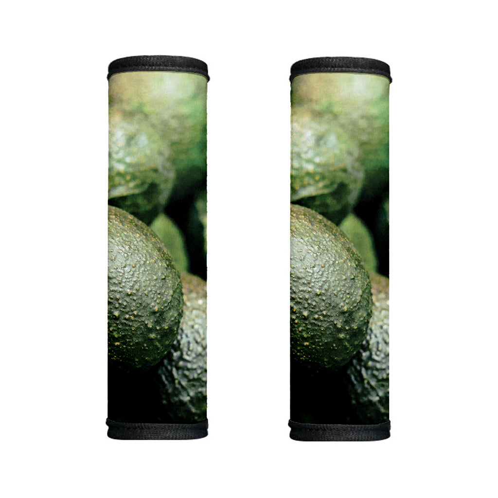 Green Avocado Print Handle Covers