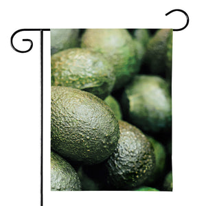 Green Avocado Print House Flag