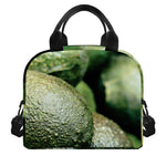 Green Avocado Print Insulated Lunch Bag
